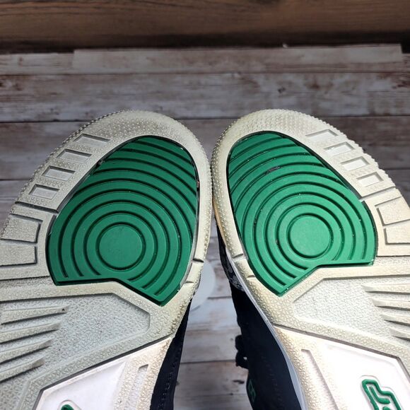 Jordan 3 Retro Pure Money Sneakers Kid's Size 5.5Y Black Low-Top Athletic Shoes - Picture 10 of 11